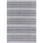 Surya La Casa Area Rug – Moroccan Design, No Pile, Stain Resistant – Navy